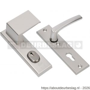 Ami VHB 193/15-90/60 KT veiligheidsvoordeur-duwerkortschild SKG*** kerntrekbeveiliging VHB 193/15 deurduwer 90/60 rechts kerntrek KT 72 binnen profielcilinder PC 72 en deurkruk 332 F1 deurdikte 38-42 mm - R10901282 - afbeelding 1