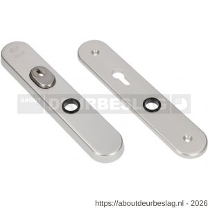 Ami VHB 250/15 KT senioren veiligheidslangschild SKG*** kerntrekbeveiliging ovaal omkeer VHB 250/50/15 buiten kerntrek KT 72 omkeer en binnen profielcilinder PC 72 omkeer 2 GTS F1 deurdikte 38-42 mm - R10901484 - afbeelding 1