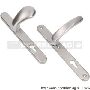 Ami VHB 257/32/2-173-378 veiligheids Rotaveer kruk-kruk smalschildgarnituur SKG** ovaal VHB knop 173 Rota 257/32/2 profielcilinder PC 55 F1 en deurkruk 378 Rota 257/32/2 profielcilinder PC 55 deurdikte 53-57 mm - R10901585 - afbeelding 1