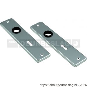Ami 180/41 RH kortschild aluminium rondhoek sleutelgat SLG 56 F2 - R10900566 - afbeelding 1