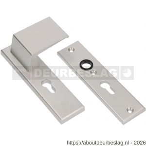 Ami VHB 193/50-90/60 veiligheidsvoordeur-duwerkortschildgarnituur SKG*** VHB 193/50 deurduwer 90/60 rechts buiten en binnen profielcilinder PC 55 zonder deurkruk F1 deurdikte 38-42 mm - R10900935 - afbeelding 1