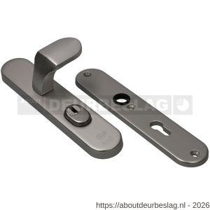 Ami VHB 250/15-145 KT veiligheids knop-kruk langschildgarnituur SKG*** kerntrekbeveiliging ovaal VHB 250/50/15 kerntrek KT 55 knop 145 zonder deurkruk profielcilinder PC 55 F1 deurdikte 38-42 mm - R10901248 - afbeelding 1