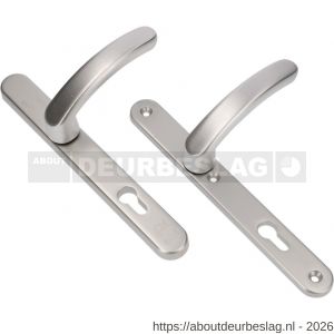 Ami VHB 257/32/2-378 veiligheids Rotaveer kruk-kruk smalschildgarnituur SKG** ovaal VHB deurkruk 378 Rota 257/32/2 profielcilinder PC 55 F1 en deurkruk 378 Rota 257/32/2 profielcilinder PC 55 deurdikte 53-57 mm - R10901590 - afbeelding 1