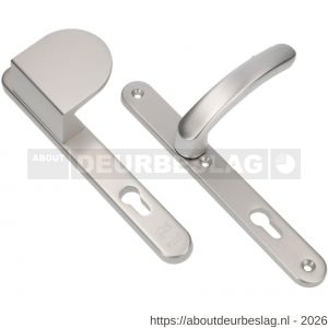 Ami VHB 257/32/2-90/83-378 veiligheids Rotaveer duwer-kruk smalschildgarnituur SKG** ovaal VHB 257/32/2 profielcilinder PC 55 deurduwer 90/83 rechts F1 en deurkruk 378 Rota 257/32/2 profielcilinder PC 55 deurdikte 53-57 mm - R10900848 - afbeelding 1