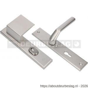 Ami VHB 251/15-90/80-379 KT veiligheids Rotaveer duwer-kruk langschildgarnituur SKG*** kerntrekbeveiliging VHB 251/50/15 kerntrek KT 55 deurduwer 90/80 rechts en deurkruk 379 Rota profielcilinder PC 55 F1 deurdikte 38-42 mm - R10901141 - afbeelding 1