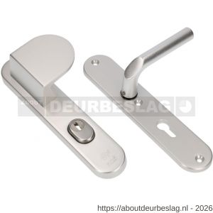 Ami VHB 250/15-90/83 KT veiligheids duwer-kruk langschildgarnituur SKG*** kerntrekbeveiliging ovaal VHB 250/50/15 kerntrek KT 72 deurduwer 90/83 rechts en deurkruk 369 profielcilinder PC 72 F1 deurdikte 38-42 mm - R10901119 - afbeelding 1