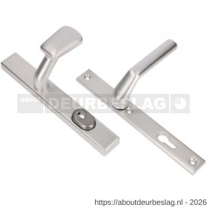 Ami VHB 251/37-166 KT veiligheids Rotaveer knop-kruk smalschildgarnituur SKG*** kerntrekbeveiliging VHB 251/37 kerntrek KT 72 knop 166 rechts F1 en deurkruk 379 Rota 251/32 profielcilinder PC 72 deurdikte 53-57 mm - R10901612 - afbeelding 1