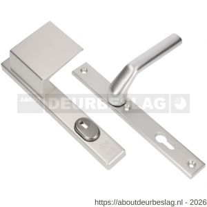 Ami VHB 251/37-90/80 KT veiligheids Rotaveer duwer-kruk smalschildgarnituur SKG*** kerntrekbeveiliging VHB 251/37 kerntrek KT 55 deurduwer 90/80 rechts F1 en deurkruk 379 Rota 251/32 profielcilinder PC 55 deurdikte 53-57 mm - R10901274 - afbeelding 1