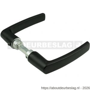 Ami 332 deurkruk aluminium deurdikte 38-42 mm zwart RAL 9005 structuur finish - R10900328 - afbeelding 1