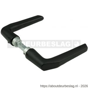 Ami 354 deurkruk aluminium deurdikte 38-42 mm zwart RAL 9005 structuur finish - R10900352 - afbeelding 1