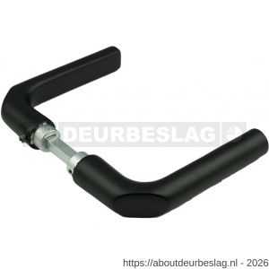 Ami 369 deurkruk aluminium deurdikte 38-42 mm zwart RAL 9005 structuur finish - R10900389 - afbeelding 1