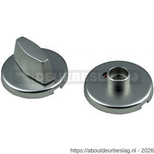 Ami Klik rond vrij- en bezetrozet aluminium toilet- en badkamersluiting WC 8 mm F1 - R10900501 - afbeelding 1