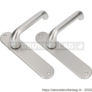 Ami LS 200/1/7-386 kruk-kruk garnituur deurkruk 386 Rota langschild 200/1/7 blind F1 deurdikte 38-42 mm - R10900126 - afbeelding 1