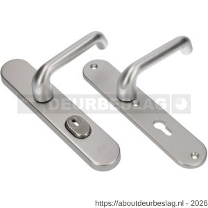 Ami VHB 250/15-386 KT veiligheids Rotaveer kruk-kruk langschildgarnituur SKG*** kerntrekbeveiliging ovaal VHB 386 Rota 250/50/15 kerntrek KT 55 en profielcilinder PC 55 F1 deurdikte 38-42 mm - R10901206 - afbeelding 1