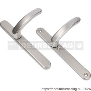 Ami VHB 257/32/2-169/50-378 veiligheids Rotaveer knop-kruk smalschildgarnituur SKG** ovaal VHB 257/32/2 blind knop 169/50 F1 en deurkruk 378 Rota 257/32/2 blind deurdikte 53-57 mm - R10900877 - afbeelding 1