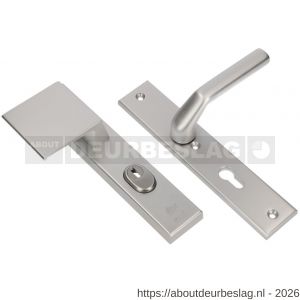 Ami VHB 251/15-90/80-379 KT veiligheids Rotaveer duwer-kruk langschildgarnituur SKG*** kerntrekbeveiliging VHB 251/50/15 kerntrek KT 55 deurduwer 90/80 links en deurkruk 379 Rota profielcilinder PC 55 F1 deurdikte 38-42 mm - R10901140 - afbeelding 1