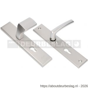 Ami VHB 251/50-144 veiligheidsvoordeur-knoplangschildgarnituur SKG*** VHB 251/50 profielcilinder PC 55 knop Varo 144 F1 profielcilinder PC 55 en deurkruk 332 M6 deurdikte 38-42 mm - R10901057 - afbeelding 1