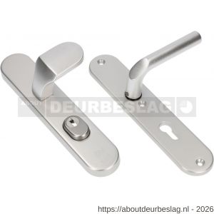 Ami VHB 250/15-145 KT veiligheids knop-kruk langschildgarnituur SKG*** kerntrekbeveiliging ovaal VHB 250/50/15 kerntrek KT 55 knop 145 en deurkruk 369 profielcilinder PC 55 F1 deurdikte 38-42 mm - R10901247 - afbeelding 1