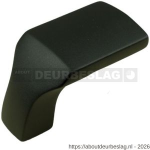 Ami 144 deurknop aluminium Varo zwart RAL 9005 structuur finish - R10900264 - afbeelding 1