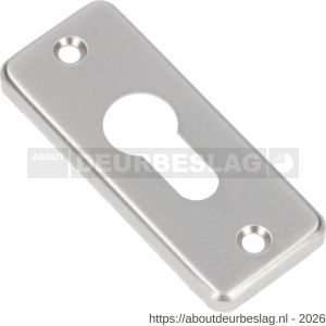 Ami 4 RH cilinderrozet aluminium rechthoek profielcilinder PC F2 - R10900459 - afbeelding 1