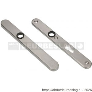 Ami VHB 257/32/2 veiligheidssmalschild SKG** Archi Design ovaal VHB 257/32/2 buiten blind binnen profielcilinder PC 72 Irox deurdikte 53-57 mm - R10901608 - afbeelding 1