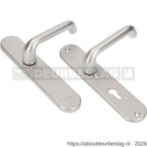 Ami VHB 250/50/1-386 veiligheids Rotaveer kruk-kruk langschildgarnituur SKG*** ovaal VHB 386 Rota 250/50/1 blind profielcilinder PC 72 F1 deurdikte 38-42 mm - R10901228 - afbeelding 1