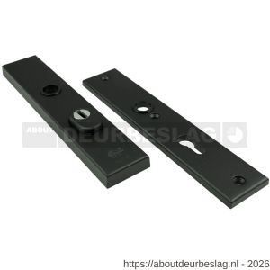 Ami VHB 251/15 KT veiligheidslangschild SKG*** kerntrekbeveiliging VHB 251/50/15 buiten kerntrek KT 72 en binnen profielcilinder PC 72 zwart deurdikte 38-42 mm - R10901518 - afbeelding 1