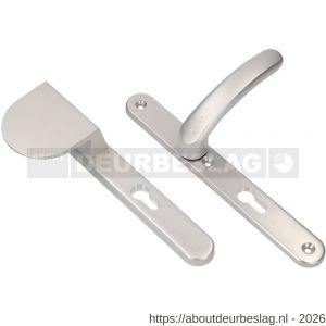 Ami VHB 257/32/2-90/83-378 veiligheids Rotaveer duwer-kruk smalschildgarnituur SKG** ovaal VHB 257/32/2 profielcilinder PC 55 deurduwer 90/83 links F1 en deurkruk 378 Rota 257/32/2 profielcilinder PC 55 deurdikte 53-57 mm - R10900849 - afbeelding 1