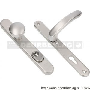 Ami VHB 257/37/2-169/50 KT veiligheids Rotaveer knop-kruk smalschildgarnituur SKG*** kerntrekbeveiliging ovaal VHB 257/37/2 kerntrek KT 72 knop 169/50 F1 en deurkruk 378 Rota 257/32/2 profielcilinder PC 72 deurdikte 53-57 mm - R10901638 - afbeelding 1