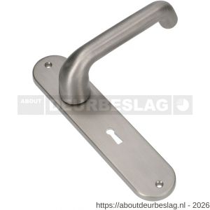 Ami 200/1/7-386 kruk-kruk garnituur deurkruk 386 Rota langschild 200/1/7 sleutelgat SLG 56 Irox Archi Design - R10900107 - afbeelding 1