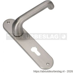 Ami 200/1/7-386 kruk-kruk garnituur deurkruk 386 Rota langschild 200/1/7 profielcilinder PC 72 Irox Archi Design - R10900109 - afbeelding 1