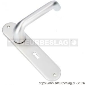 Ami LS 200/1/7-386 kruk-kruk garnituur deurkruk 386 Rota langschild 200/1/7 sleutelgat SLG 56 F1 - R10900122 - afbeelding 1
