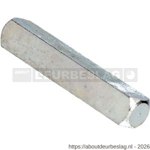 Ami toilet- en badkamersluiting WC stift vierkant 8x50 mm - R10900223 - afbeelding 1