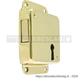 S&B 114401.4 BB oplegkastslot 114401.4 bonte baard BB DIN rechts buiten messing gepolijst - R40615073 - afbeelding 1