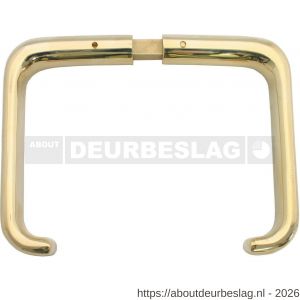 S&B 171009.9 deurkrukken voor insteekslot DIN 81317 A deurdikte 28-50 mm krukstift 9 mm messing mat chroom - R40615155 - afbeelding 1