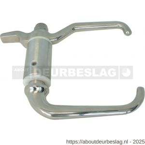 S&B 240213.4 deurknevel Form A 73 DIN 83104 A 73 met aluminium hulzen en kunststof bussen RVS gepolijst - R40615018 - afbeelding 1