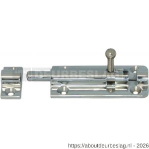 S&B 242103.4 deurgrendel 100x46 mm 10 mm stiftdiameter messing geolijst - R40615135 - afbeelding 1