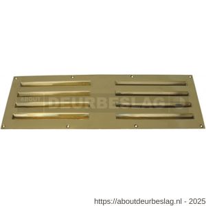 S&B 275300.4 tegenplaat voor schuifrooster 270300 360x120 mm messing gepolijst - R40615227 - afbeelding 1