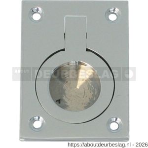 S&B 410035.4 luikring 52x37 mm messing gepolijst - R40615185 - afbeelding 1