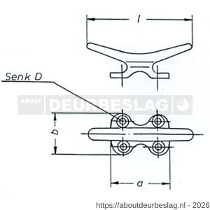 S&B 432120.4 kikker 120 mm nummer 605 messing gepolijst - R40615023 - afbeelding 2