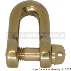 S&B 460230.1 harpsluiting D 1/8 inch 3 mm beugeldikte messing gepolijst - R40615244 - afbeelding 1
