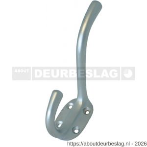 S&B 590200.4 hoed en jas kapstokhaak zwaar enkel 1 armig Form A 90 mm DIN 81407 messing gepolijst - R40615169 - afbeelding 1