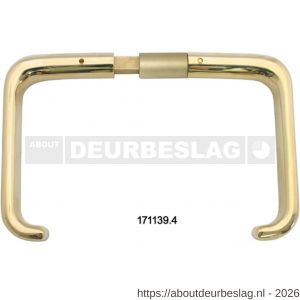 S&B 171139.4 deurkrukken voor oplegslot DIN 81317 E deurdikte=32-43 mm krukstift 9 mm messing gepolijst - R40615156 - afbeelding 1