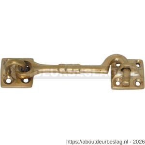 S&B 255601.1 kajuithaak 10 inch 250 mm met tegenplaat messing gerold - R40615033 - afbeelding 1