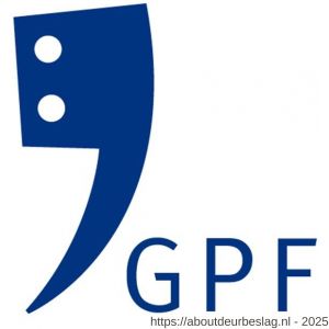 GPF Bouwbeslag ZwartWit GPF8856.62 S4 vierkante deurknop 53x53x16 mm voor veiligheids schilden vast met bout M10 wit - R21008605 - afbeelding 2