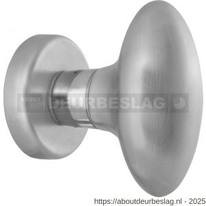 Mandelli1953 744 deurknop op rozet 51x6 mm draaibaar mat chroom - R21013665 - afbeelding 1