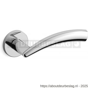 Mandelli1953 0771 Nadir deurkruk op rozet 51x6 mm chroom - R21009020 - afbeelding 1