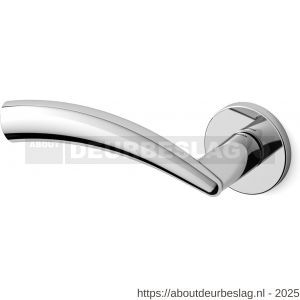 Mandelli1953 0771L Nadir deurkurk gatdeel op rozet 51x6 mm linkswijzend chroom - R21009601 - afbeelding 1