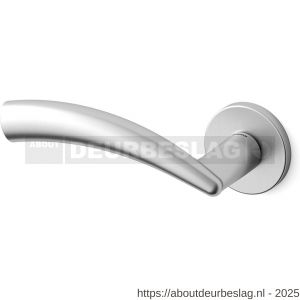 Mandelli1953 0771L Nadir deurkurk gatdeel op rozet 51x6 mm linkswijzend mat chroom - R21009605 - afbeelding 1