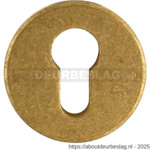 Mandelli1953 090 SKG*** veiligheids buitenrozet PC messing getrommeld - R21017531 - afbeelding 1